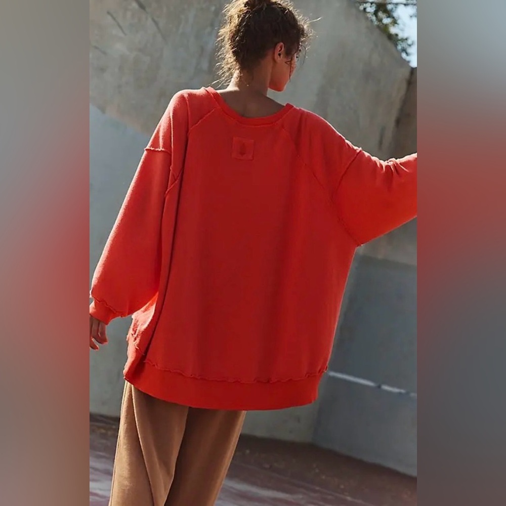 NWT FREE PEOPLE Movement 
One To Beat Pullover - Flame
$78 MSRP - Picture 3 of 12